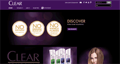 Desktop Screenshot of clearhaircare.com